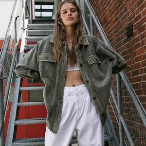 NWT Free People Ruby Jacket size small in olive